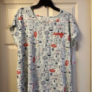 Jasmine & Ginger Pajama Top, Size XL, Tags Still Attached!!!